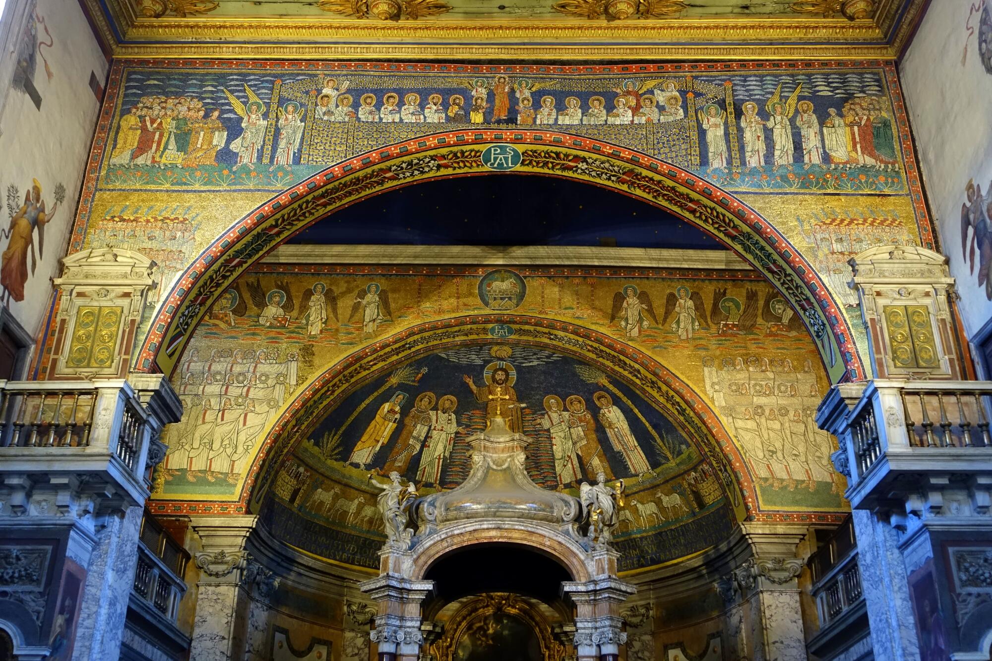 Discover Mosaics of Saint Praxedes' basilica
