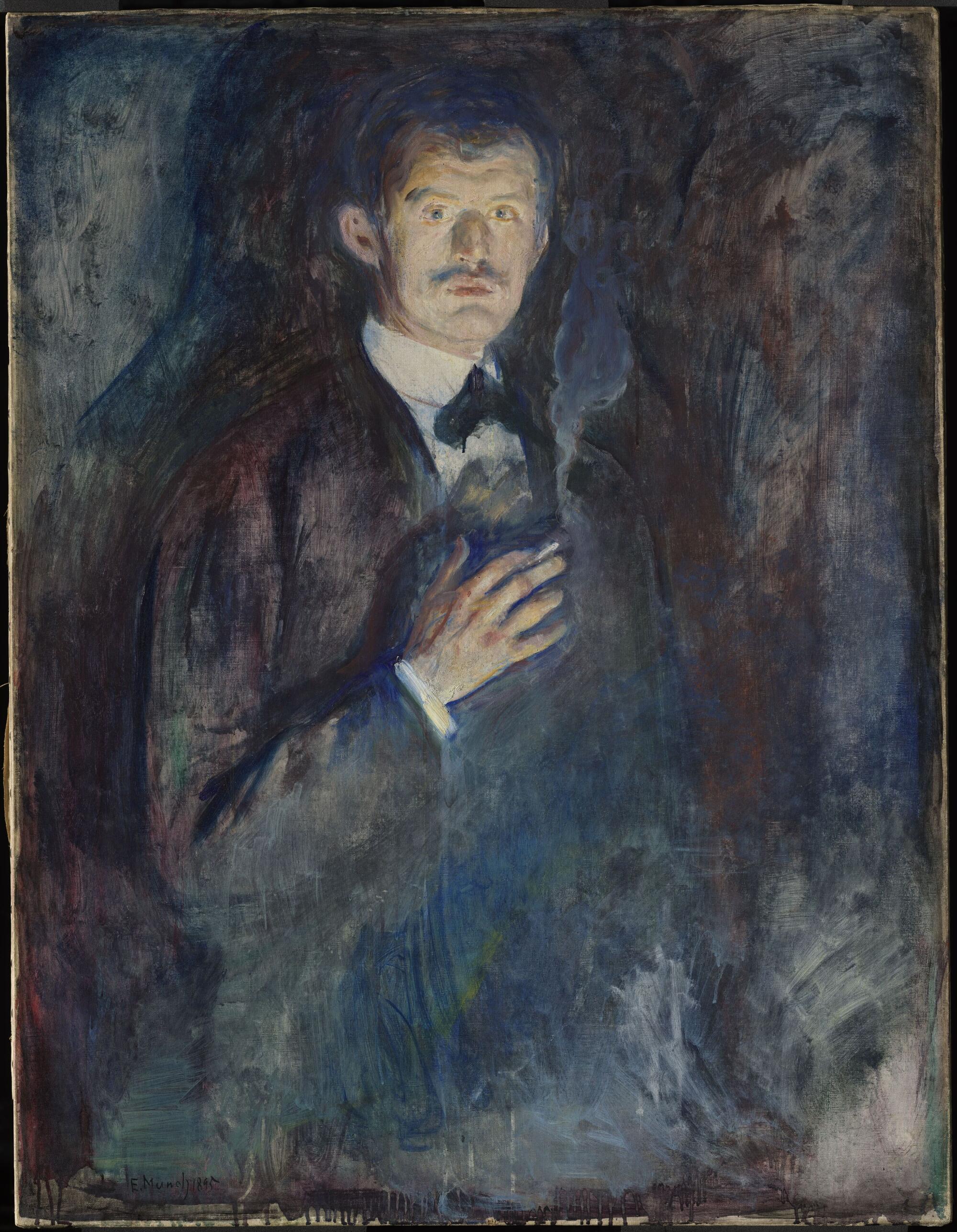 Discover Self-portrait with Cigarette